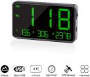 TIMPROVE Universal Digital Car HUD Head Up Display GPS Speedometer with Over Speed Alarm Tired Driving Warning Windshield Project for All Vehicle Bicycle Motorcycle Online now