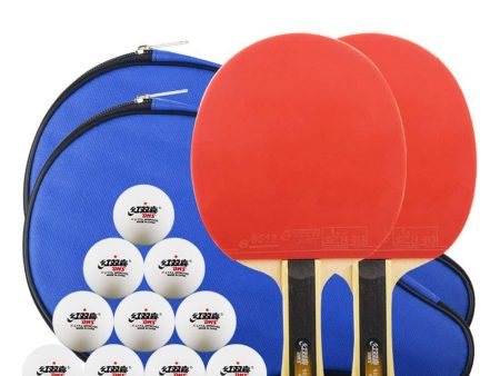 SSHHI Ping Pong Racket, Suitable for Beginners, 2 Pcs Ping Pong Paddle, Flared Handle, Strong As Shown C Sale