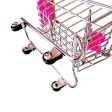 awtang Mini Supermarket Shopping Cart Trolley Bird Parrot Pet Toy Box Funny Toy Discount