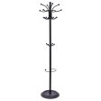 Tangkula 72  Metal Coat Hat Tree Stand with Umbrella Holder Coat Hanger Home Decor Online Hot Sale