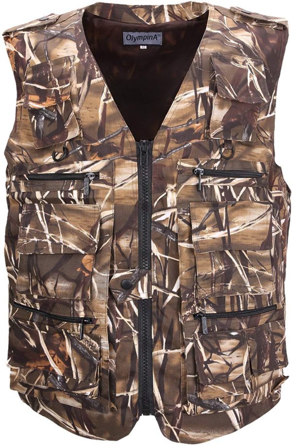 LUSI MADAM Men s Multi-Pockets Travel Hunting Fishing Vest on Sale