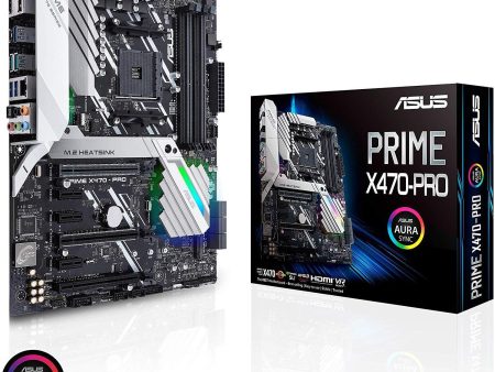 ASUS Prime X470-Pro AMD Ryzen 2 AM4 DDR4 DP HDMI M.2 USB 3.1 ATX Motherboard Online Sale