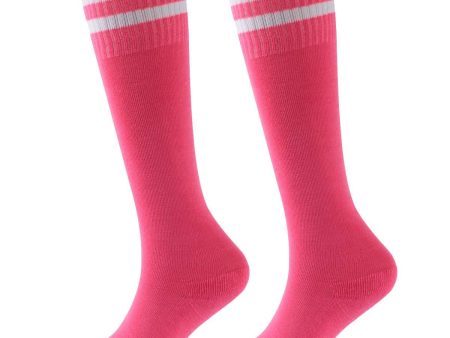 Youth Soccer Socks Fasoar Teens Knee High Football Socks Long Striped Rugby Tube Socks 2 6 10 Pairs For Discount