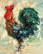 Awaken, Rooster Limited Edition, Signed and Numbered Print by Andre Dluhos For Sale