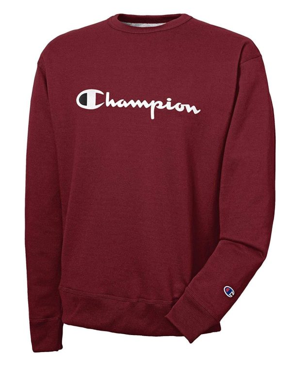 Champion Men s Graphic Powerblend Fleece Crew For Discount