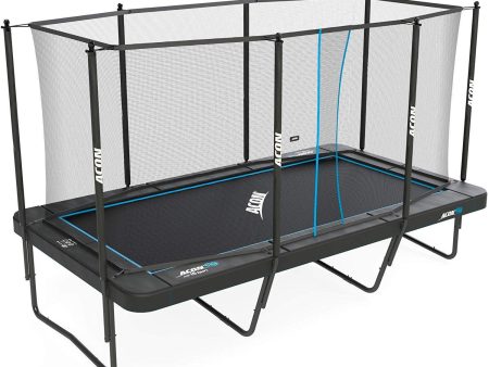 Acon Trampoline Air 16 Sport HD with Enclosure | Includes 10x17ft Rectangular Trampoline, Safety Net, Safety Pad and Ladder Cheap