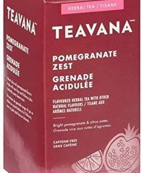 Teavana Pomegranate Zest Herbal Tea, 1.1 Oz, Box of 24 Tea Bags Cheap