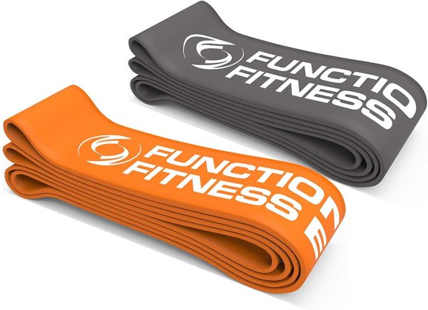 Pull Up Assist Bands Set by Functional Fitness. Heavy Duty Resistance and Assistance Training Band For Cheap