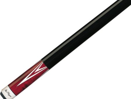 Two Piece Pool Cue - Birds-Eye Maple in Crimson Weight: 19 oz on Sale