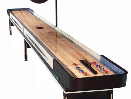 Playcraft Telluride Pro-Style Shuffleboard Table with Electronic Scorer For Sale