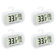 Waterproof Refrigerator Fridge Thermometer, Digital Freezer Room Thermometer, Max Min Record Function Large LCD Screen and Magnetic back for Kitchen, Home, Restaurants (4 pack) Online now