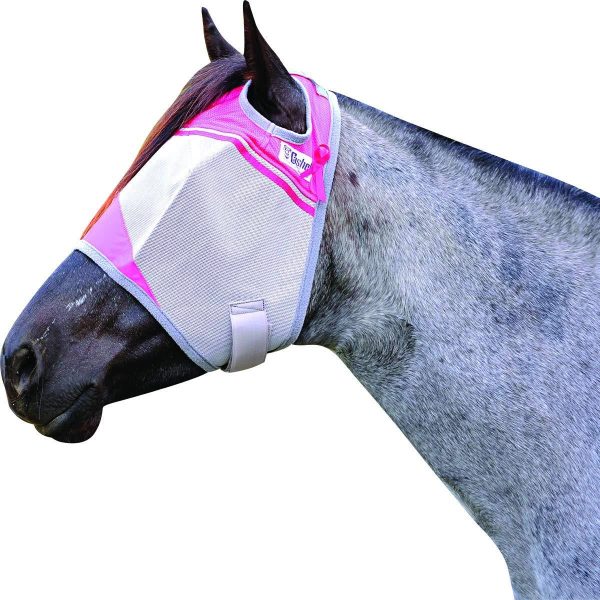 Cashel Crusader Standard Fly Mask No Ears or Nose,Gray,Horse Online