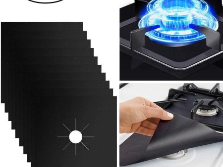 10 Pack Gas Stove Burner Covers - Reusable Gas range protectors Non-stick Stovetop Burner Liners for Kitchen Cooking, 0.2 mm Double Thickness, Cuttable, Dishwasher Safe, Easy to Clean (10.6  x 10.6 ) Online now