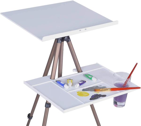 MEEDEN Artist Watercolor Field Easel Portable Easel, Lightweight Field Easel 17 to 65 Inch for Watercolors, Sturdy Tripod for Tabletop Floor Painting, Drawing and Display Discount