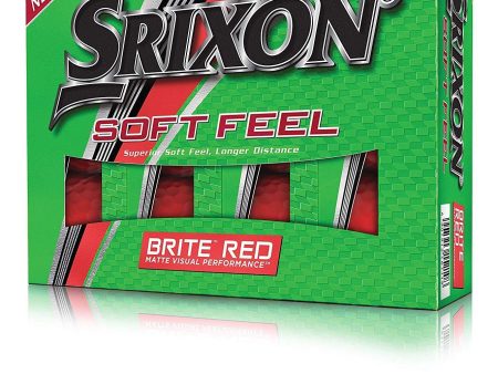 Srixon Soft Feel Brite Matte Color Golf Balls (One Dozen) For Cheap