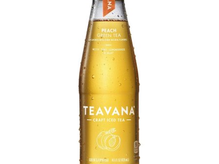 Teavana Peach Green Tea 14.5 fl oz Glass Bottle, pack of 1 For Discount