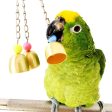 BWOGUE 5pcs Bird Parrot Toys Hanging Bell Pet Bird Cage Hammock Swing Toy Hanging Toy for Small Parakeets Cockatiels, Conures, Macaws, Parrots, Love Birds, Finches on Sale