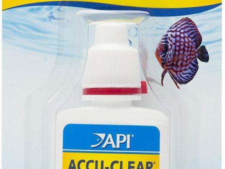 API ACCU-CLEAR Water clarifier, Clears cloudy aquarium water within several hours, Use weekly and when cloudy water is observed in freshwater aquariums only Discount