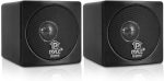 3  Mini Cube Bookshelf Speakers - 100W Small Bookshelf Speakers w  3  Paper Cone Driver, 8 Ohm - Passive Audio Book Shelf Speaker Pair For Home Theater Stereo Surround Sound - Pyle Home PCB3BK (Black) Cheap