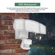 GLORIOUS-LITE Solar Lights Outdoor, 1500LM Super Bright Solar LED Security Light, 3 Adjustable Head Motion Sensor Light, 6000K, IP65 Waterproof Flood Light for Backyard, Pathway & Patio Online Hot Sale