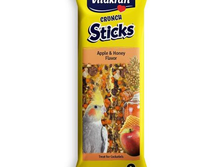 Vitakraft Cockatiel Treat Sticks - Apple And Honey - 3.5Oz Hot on Sale