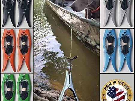 2 Pack Brush Gripper The Harder You Pull The Harder IT Grips! Anchor Your Kayak, Canoe or Boats up to 22 feet. Float Tubes, Fishing, Hunting, Ground Blinds, Camping & More Online now