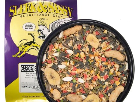 Sleek & Sassy Garden Small Animal Food for Hamsters, Gerbils, Mice & Rats For Cheap