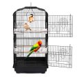 SUPER DEAL 59.3   53   Rolling Bird Cage Large Wrought Iron Cage for Cockatiel Sun Conure Parakeet Finch Budgie Lovebird Canary Medium Pet House with Rolling Stand & Storage Shelf Cheap