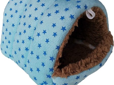 WOWOWMEOW Hamsters Polka Dot Warm Fleece Cave Bed Small Animals Hanging Cage Hideout Online now