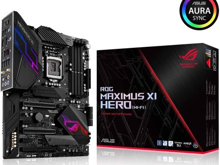 ASUS ROG Maximus XI Hero (Wi-Fi) Z390 Gaming Motherboard LGA1151 (Intel 8th 9th Gen) ATX DDR4 DP HDMI M.2 USB 3.1 Gen2 802.11AC Wi-Fi Sale