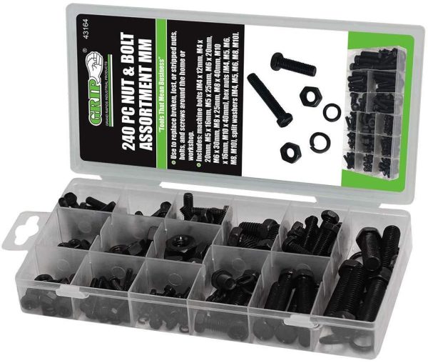 Grip 43164 240 Piece Metric Nut and Bolt Kit Cheap