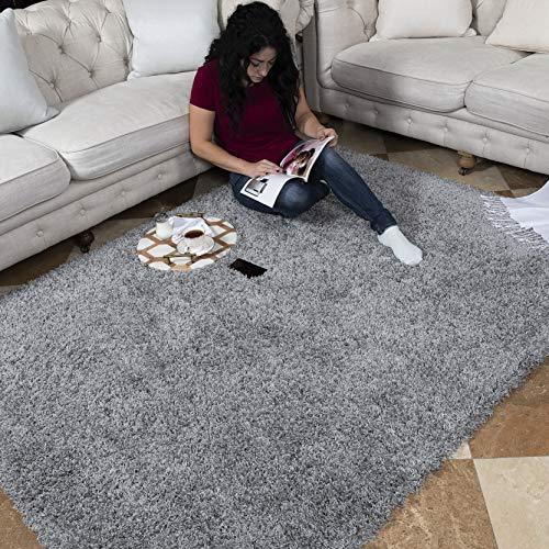 Ottomanson Collection shag area rug, 6 7  x 9 3 , Gray - SHG2763-7X10 Online now