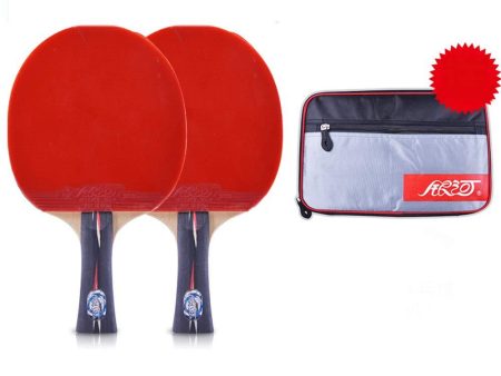 SSHHI Table Tennis 2 Player Set,Comfortable Handle,Ping Pong Paddle Set,Can Be Used for Indoor and Outdoor Game,Fashion As Shown A Cheap