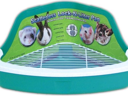 Ware Manufacturing Plastic Scatterless Lock-N-Litter Small Pet Pan- Colors May Vary For Discount