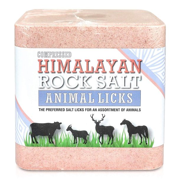 Compressed Himalayan Salt Lick for Horse, Cow, Goat, etc. Made from Specially Selected Higher Quality Himalayan Salt - Evenly Distributed Minerals - 100% Pure & Natural Discount