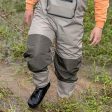 8 Fans Men’s Fishing Chest Waders 3-Ply Durable Breathable and Waterproof with Neoprene Stocking Foot Insulated Fishing Chest Waders, for Duck Hunting, Fly Fishing, A Mesh Storage Bag Included on Sale