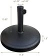 Nature s Blossom Umbrella Base Stand Market Patio Outdoor Heavy Duty Umbrella Holder,Black Online