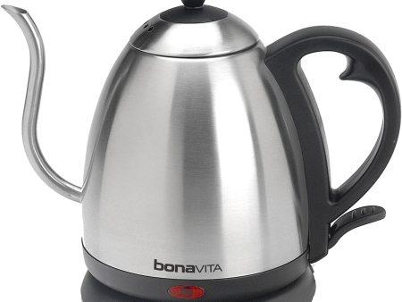 Bonavita 1.0L Electric Kettle Featuring Gooseneck Spout, BV3825B For Sale