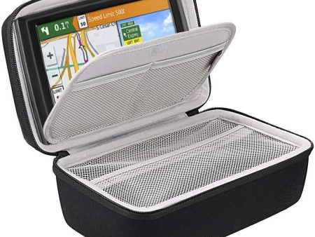 BOVKE Carrying Case for 6  7  Inch GPS Navigation Garmin Nuvi 2797LMT 2689LMT DriveSmart 61 NA LMT-S Tomtom Go Via 1625TM Portable Bluetooth Vehicle GPS Navigator and Accessories, Black Sale