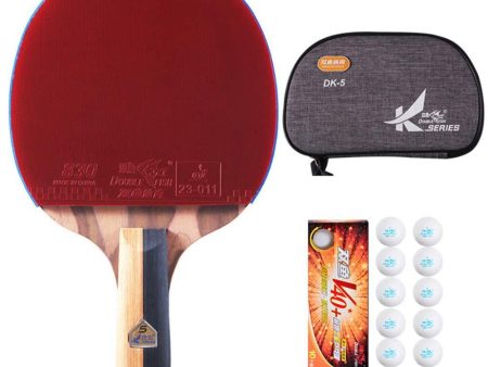 SSHHI Table Tennis Bat,Comfort Handle Offensive Ping Pong Paddle Set,Family Leisure Game Fashion As Shown B Discount