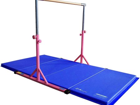 Z Athletic Adjustable Kip Bar and Gym Mat for Children s In Home Gymnastics Multiple Sizes and Colors For Cheap