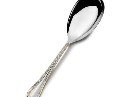 Mikasa 5142306 Regent Bead Gold Stainless Steel Cold Meat Fork Sale