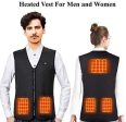 Veczom Heated Vest Heated Jacket Electric Heating Vest for Men Women USB Charging Lightweight Outdoor Hike Fishing Camping Hunting Washable Warm Clothes (Battery NOT Included) For Discount