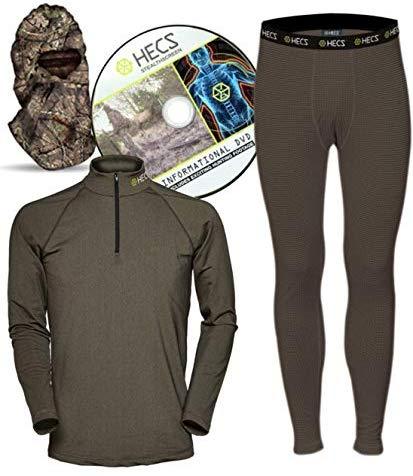 HECS Hunting - Energy Concealing Base Layer - Includes Thermal Shirt, Pants and Headcover Online Hot Sale