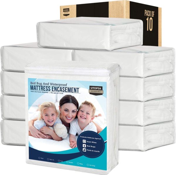 Utopia Bedding Zippered Mattress Encasement - Waterproof Mattress Protector (Twin XL) on Sale