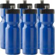 50 Strong Sports Squeeze Water Bottles - Set of 6 - Team Pack – 22 oz. BPA Free Bottle Easy Open Push Pull Cap – Made in USA - Multiple Colors Available Online Sale