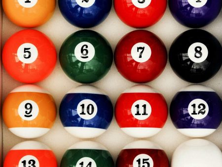 Pool Table Billiard Ball Set, Art Number Style Hot on Sale