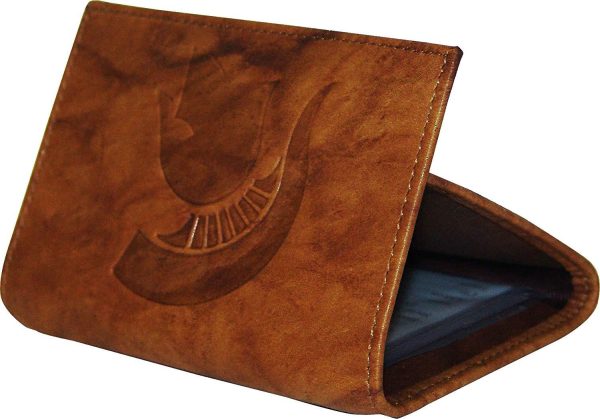 NCAA Michigan State Spartans Leather Trifold Wallet with Man Made Interior Supply