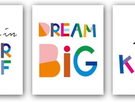 Abstract Watercolor Art Print Set of 4 (8”X10”Modern Minimalist Printing, Inspirational Phrases Quote Home Wall Art, Motivational Canvas Wall Art Poster for Office Classroom, No Frame Supply