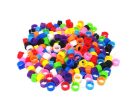 HONBAY 200pcs Mix Color 8mm Foot Ring Bands Bird Clip on Leg Rings for Pigeon Dove Chicks Bantam Quail Lovebirds Finch Small Poultry Chicken Online